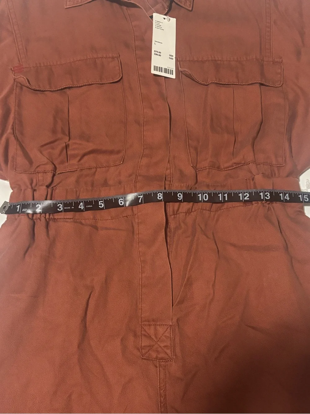 NWT Urban Outfitters BDG Women's Long Sleeve romper- Sz large